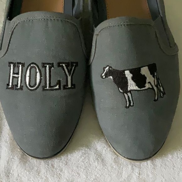 🐄 BAR lll HOLY COW DENIM SHOES 🐄 - Picture 10 of 16